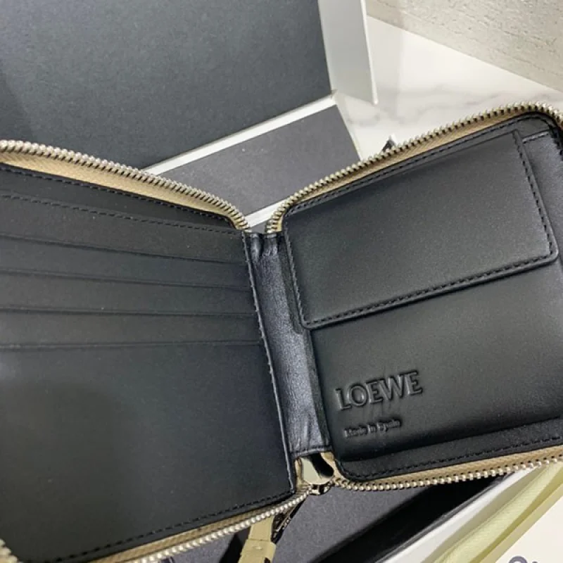 完売必至 ロエベ◇パズル◇ラウンドジップ二つ折り財布 偽物 loj61297