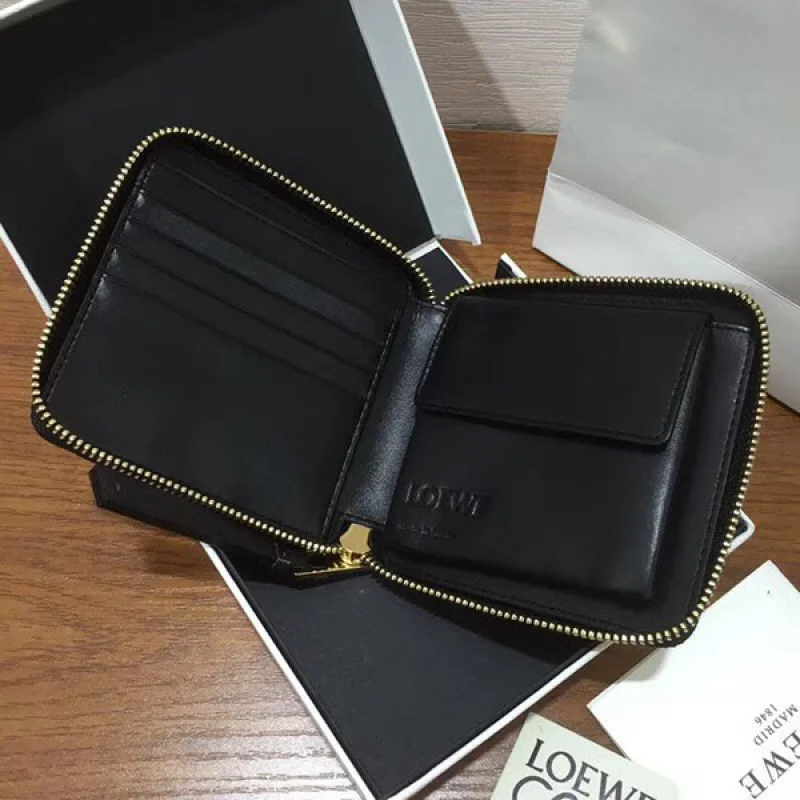 可愛い ロエベ◇パズル◇ラウンドジップ二つ折り財布 コピー lox74910
