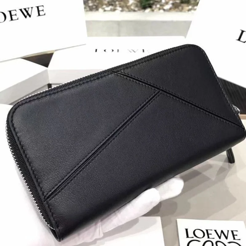 新色☆希少 ロエベ パズル オープン ウォレット コピー 長財布 lop87989
