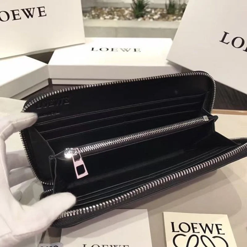 新色☆希少 ロエベ パズル オープン ウォレット コピー 長財布 lop87989