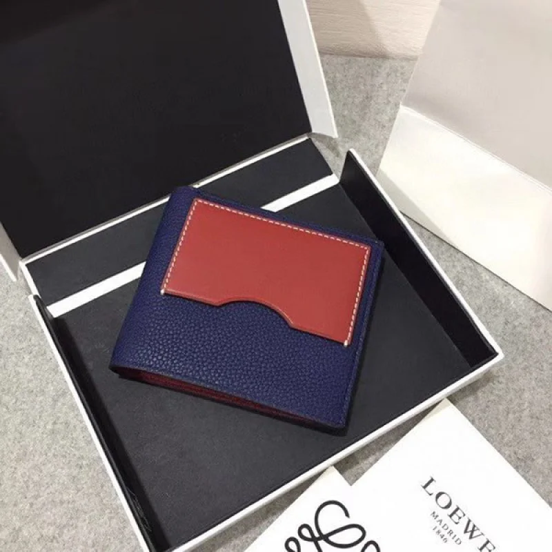 争奪戦 ロエベ アナグラム トライフォールド コピー 財布 lot28699