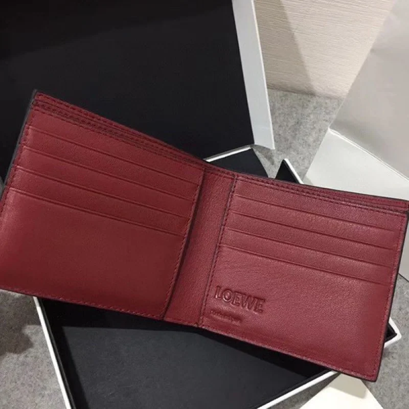 争奪戦 ロエベ アナグラム トライフォールド コピー 財布 lot28699