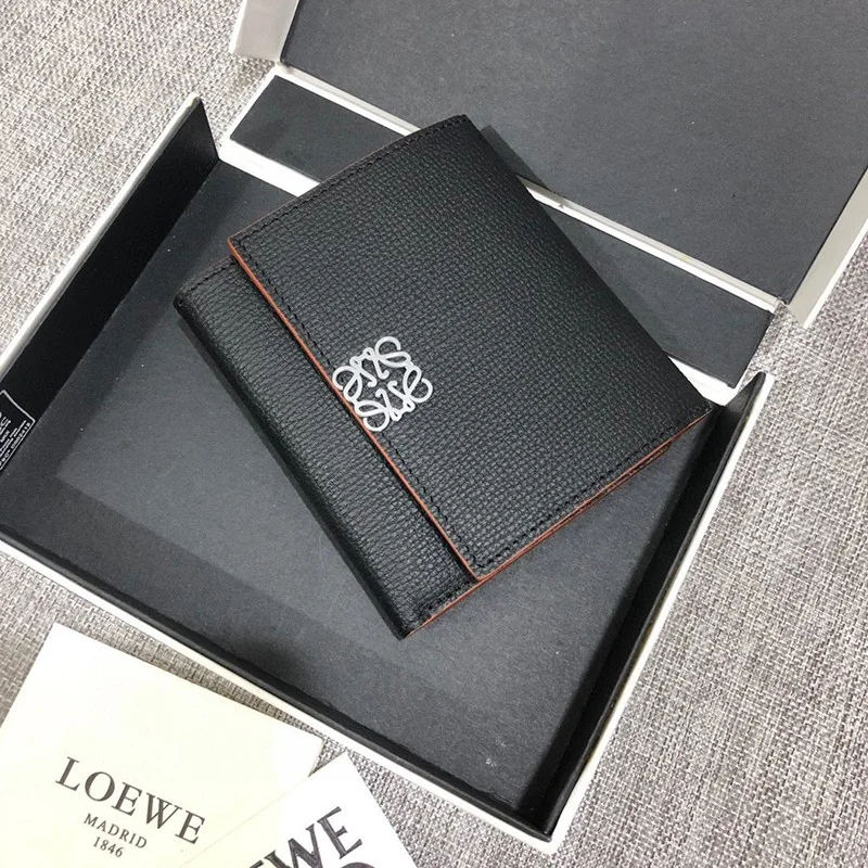 超希少！【ロエベ ウォレット コピー】 アナグラム トリフォルド 6 cc ウォレット lot29737