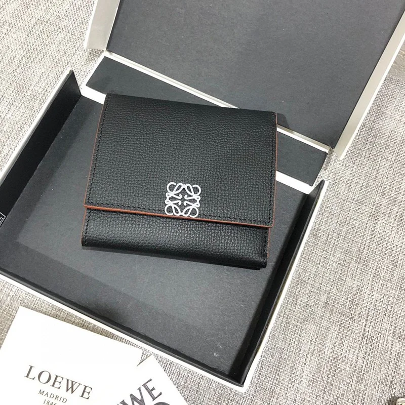 超希少！【ロエベ ウォレット コピー】 アナグラム トリフォルド 6 cc ウォレット lot29737