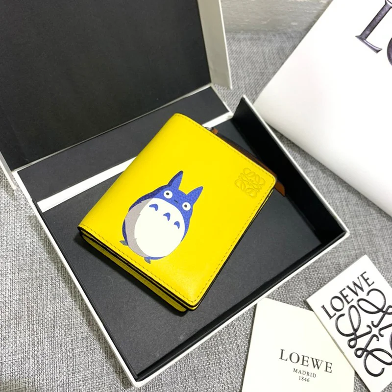 【SALE】ロエベ トトロ 財布 偽物★トトロダストバニーコンパクトジップ ウォレット lov32425
