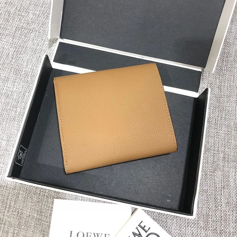 21-22AW【ロエベ ウォレット 偽物】 アナグラム トリフォルド 6 cc ウォレット loy75932