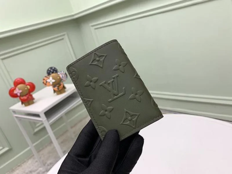 21AW ルイヴィトン 財布 偽物 名刺入れ カードケース パスケース ブラック LV20220
