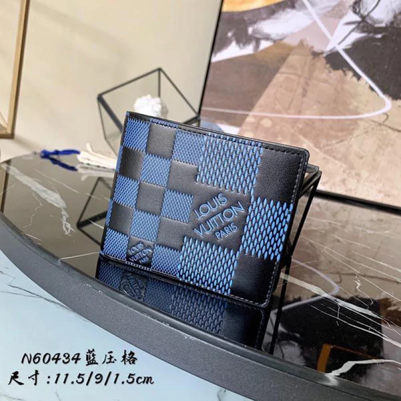 21SS新作★ルイヴィトン 財布 偽物★ダミエ ポルトフォイユ・ミュルティプル LV20224