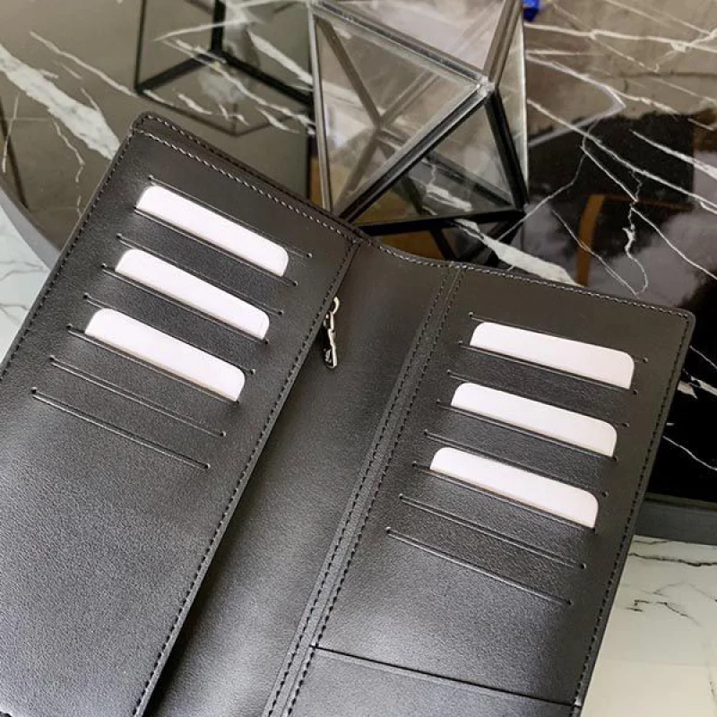 ルイヴィトン 長財布 コピー 二つ折り ダミエ ロゴ ブラック グレー LV20225