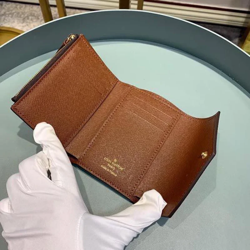 ルイヴィトン 財布 偽物 ポルトフォイユ ヴィクトリーヌ ダミエ エベヌ ミニ財布LV20270