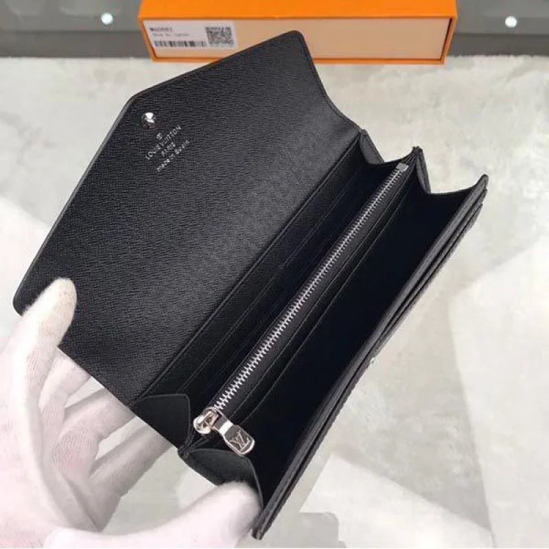 国内即発 ルイヴィトン 財布 偽物 ポルトフォイユ サラ ノワール M60582