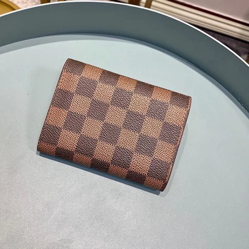 ルイヴィトン 財布 コピー ポルトフォイユ ヴィクトリーヌ ダミエ エベヌ ミニ財布 M61700