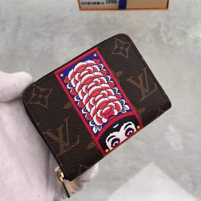ルイヴィトン 財布 コピー ジッピー コインパース 山本寛斎コラボ モノグラム 歌舞伎 M62394