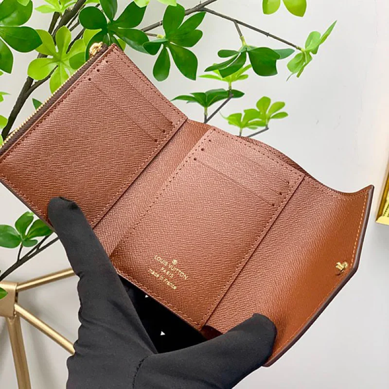 ルイヴィトン 財布 偽物 ポルトフォイユ ヴィクトリーヌ ダミエ エベヌ ミニ財布 M62472