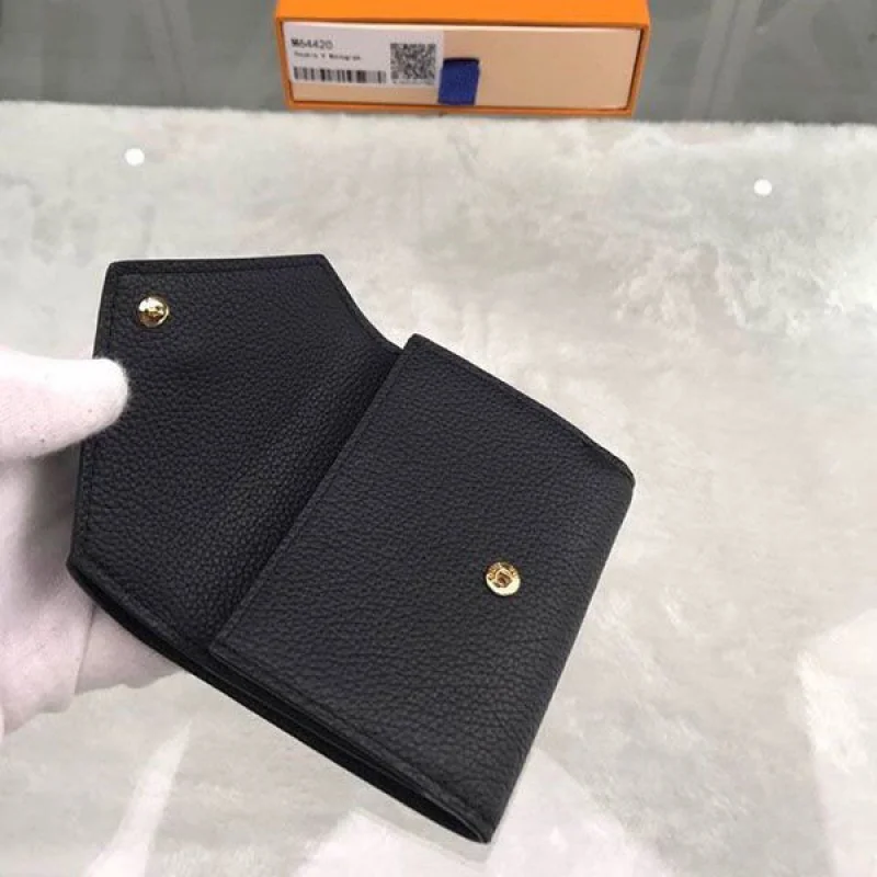 ★希少★ルイヴィトン 財布 偽物 モノグラム 折り財布 ダブルVコンパクトウォレット オシャレ M64420