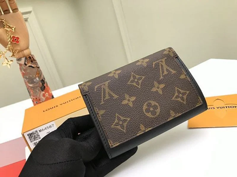 関税負担なし【ルイヴィトン 財布 コピー】モノグラム ミニ財布 ポルトフォイユ・フロールコンパクト M64587