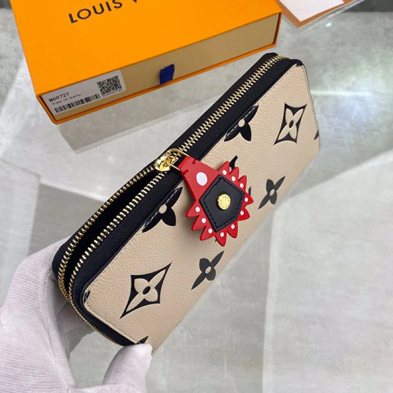 限定 ルイヴィトン 財布 偽物 クラフティ ZIPPY ノワール 長財布 M69727