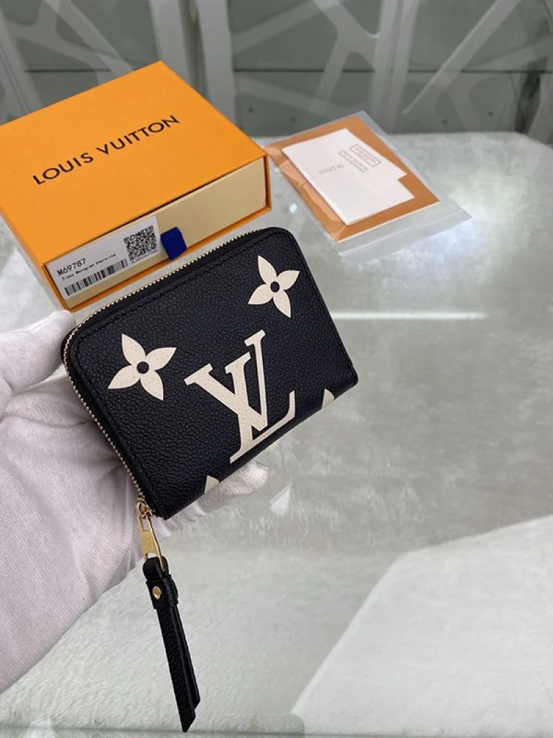 完売前に!ルイヴィトン 財布 コピー コンパクト ジッピー 折り財布 モノグラム アンプラント M69787
