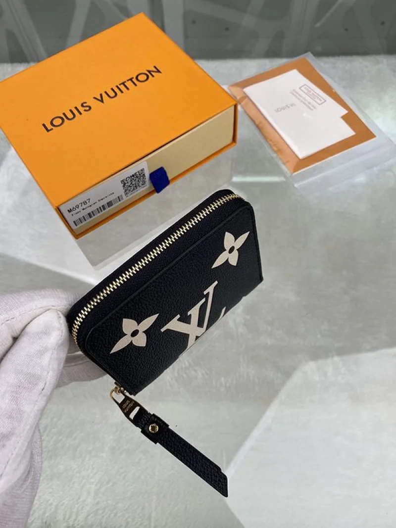 完売前に!ルイヴィトン 財布 コピー コンパクト ジッピー 折り財布 モノグラム アンプラント M69787