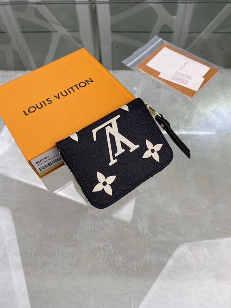 完売前に!ルイヴィトン 財布 コピー コンパクト ジッピー 折り財布 モノグラム アンプラント M69787