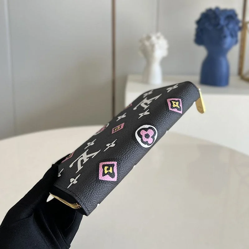 一目惚れ♪ルイヴィトン ジッピー・ウォレット 長財布 コピー モノグラム 黒系 M80683