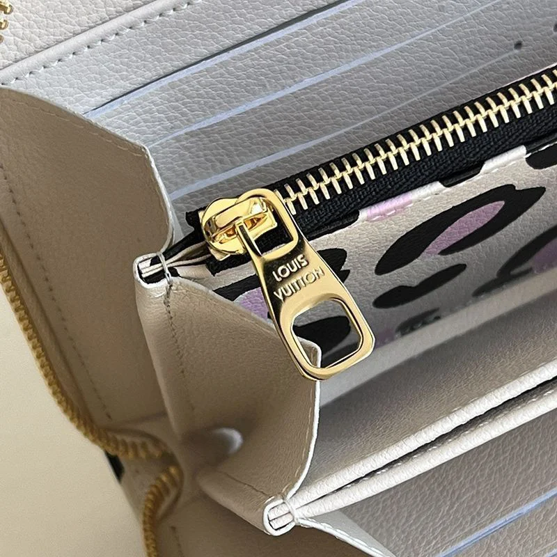 21FW ルイヴィトン ジッピーウォレット ヒョウ柄 長財布 コピー M80685