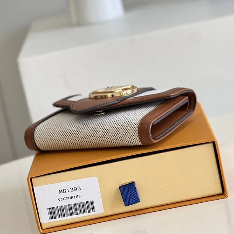 稀少ルイヴィトン ポルトフォイユLV ポンヌフ コンパクト コピー 折りたたみ財布 M81393