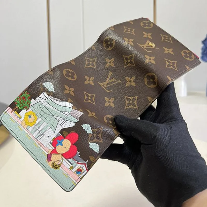 ルイヴィトン ポルトフォイユ ヴィクトリーヌ 偽物 財布 2色 M81631