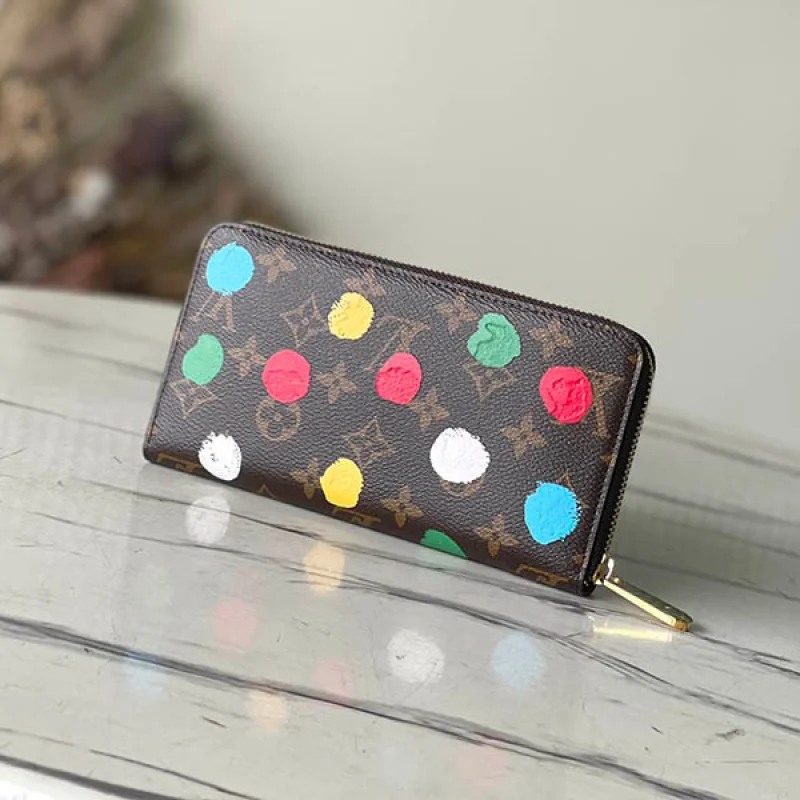 ルイヴィトン★人気コラボLV × YK ジッピーウォレット コピー 長財布 M81864