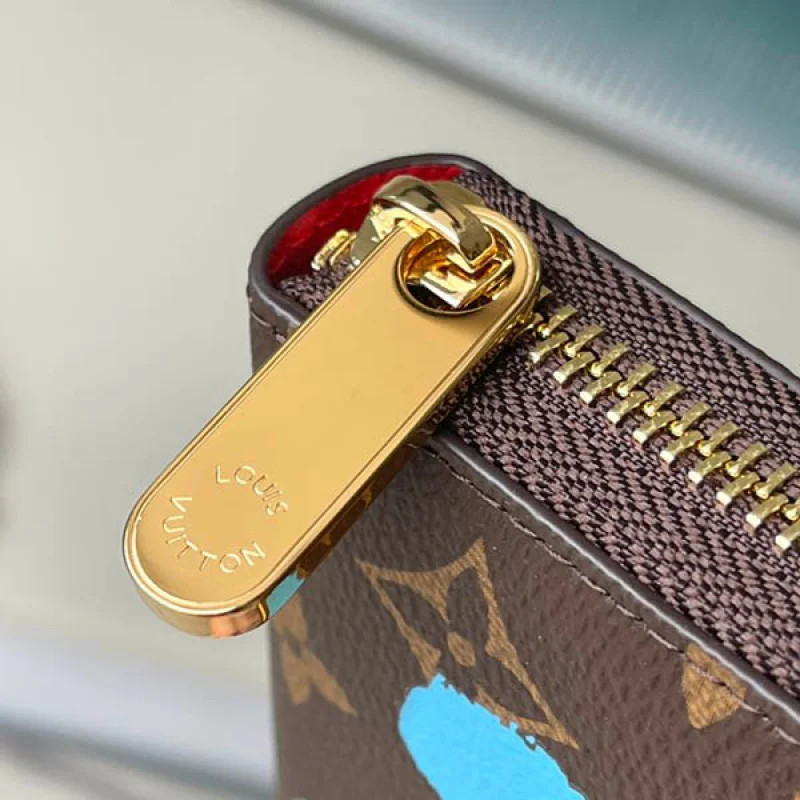 ルイヴィトン★人気コラボLV × YK ジッピーウォレット コピー 長財布 M81864
