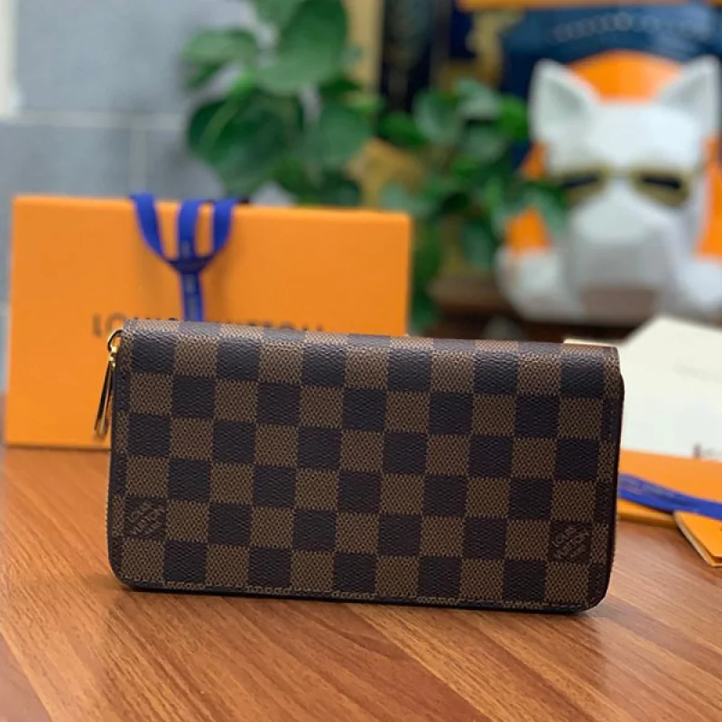 ルイヴィトン 長財布 偽物 ジッピーウォレット ダミエ N60015