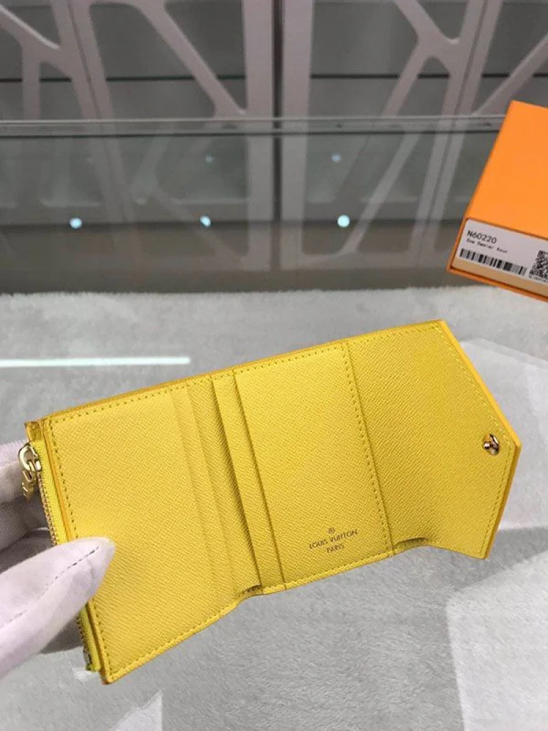 ★日本未入荷★ルイヴィトン 財布 偽物★折り財布 ポルトフォイユ・ゾエ ミニ財布 N60220