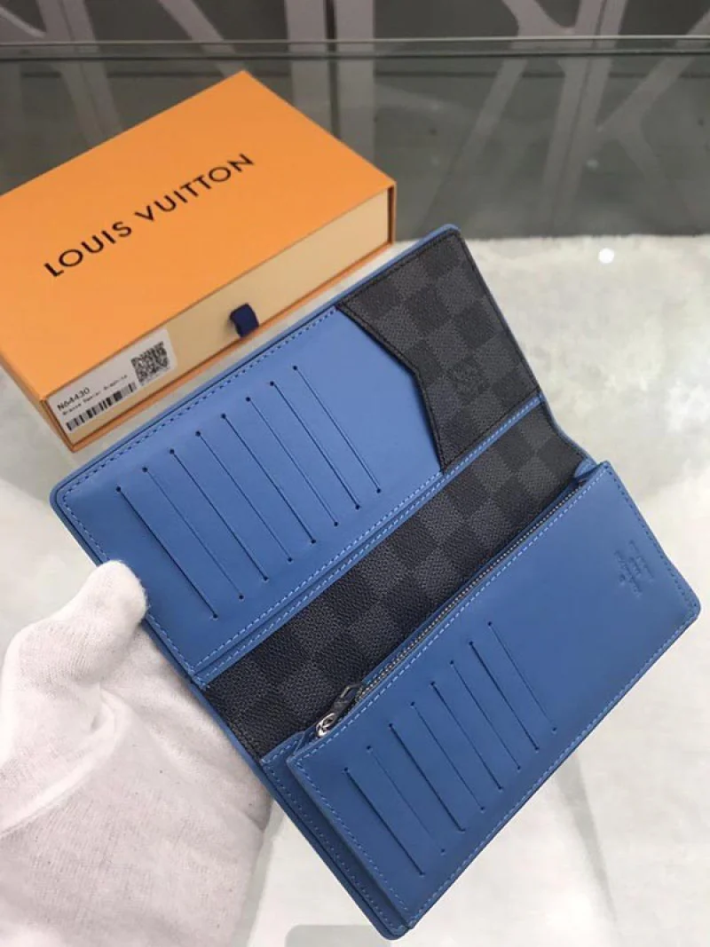 新作 ルイヴィトン 財布 偽物 レザー ダミエ キャンバス ロゴ N62665