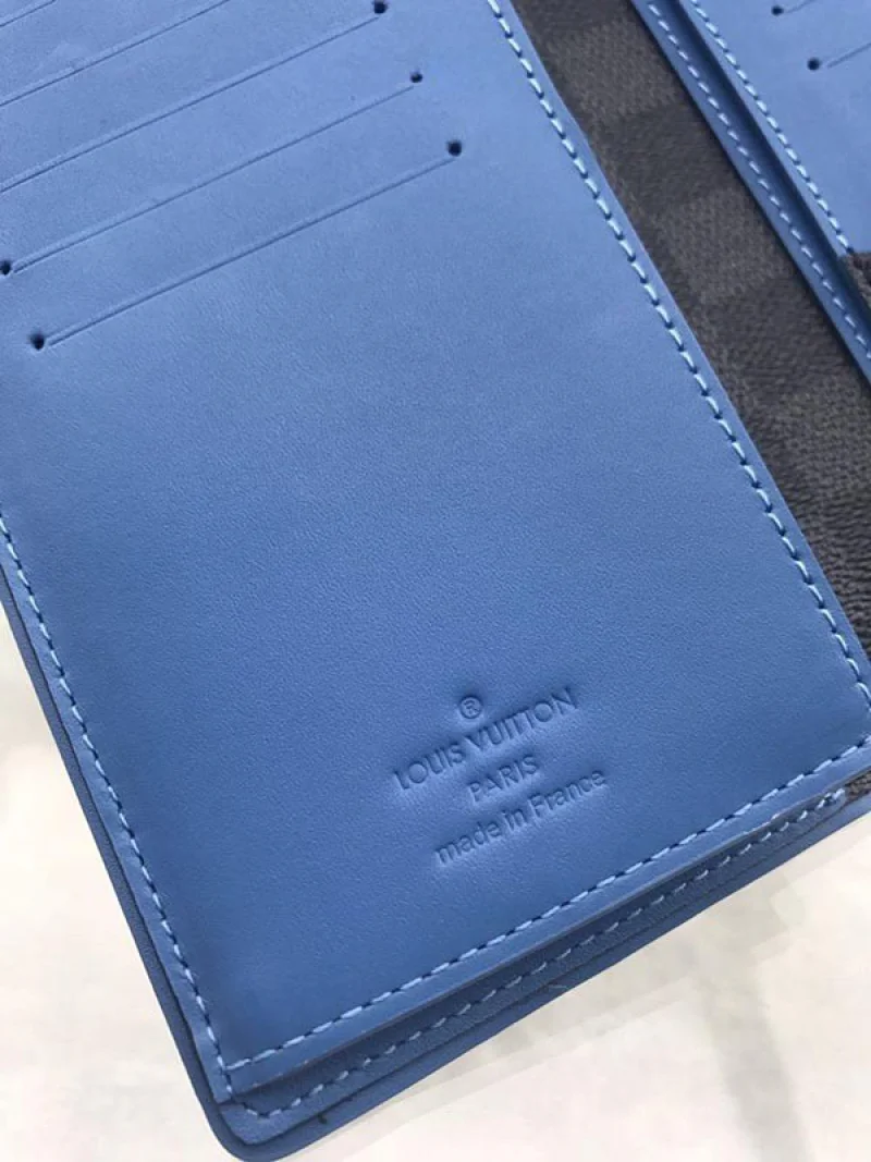 新作 ルイヴィトン 財布 偽物 レザー ダミエ キャンバス ロゴ N62665