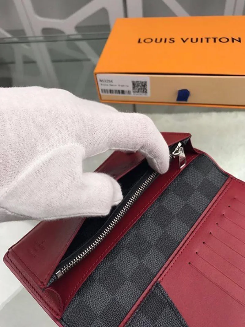 新作 ルイヴィトン 財布 コピー レザー ダミエ キャンバス ロゴ N63254