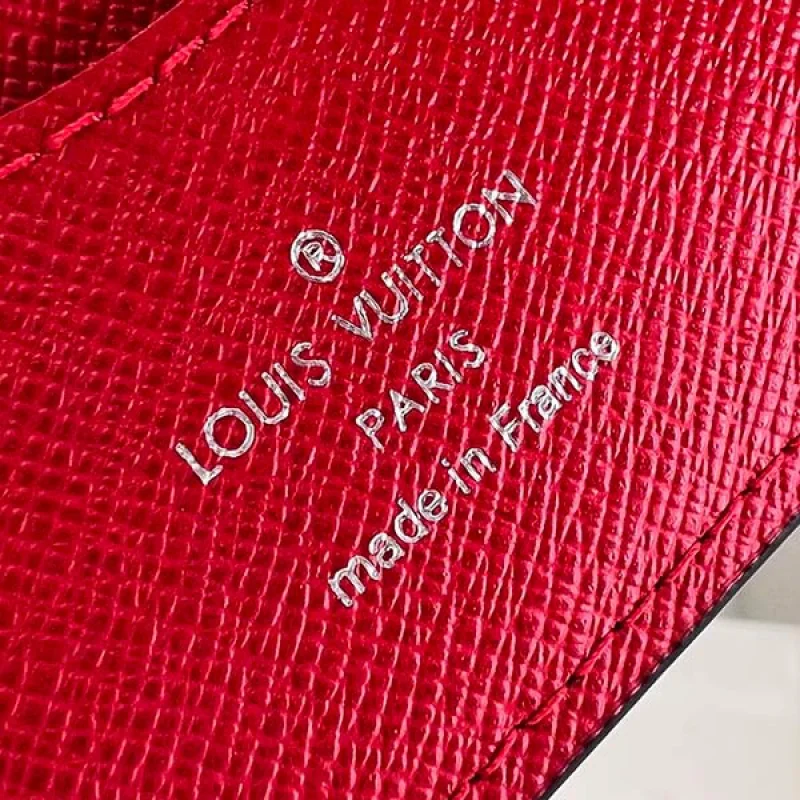 完売必至 シュプリーム 偽物 ルイヴィトン × シュプリーム PF Slender Wallet 二つ折り財布 赤 vuc28374