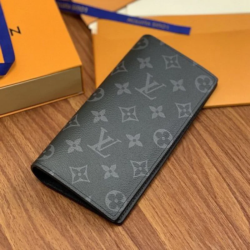送料込ルイヴィトン モノグラムエクリプス 二つ折り長財布 コピー vue37822