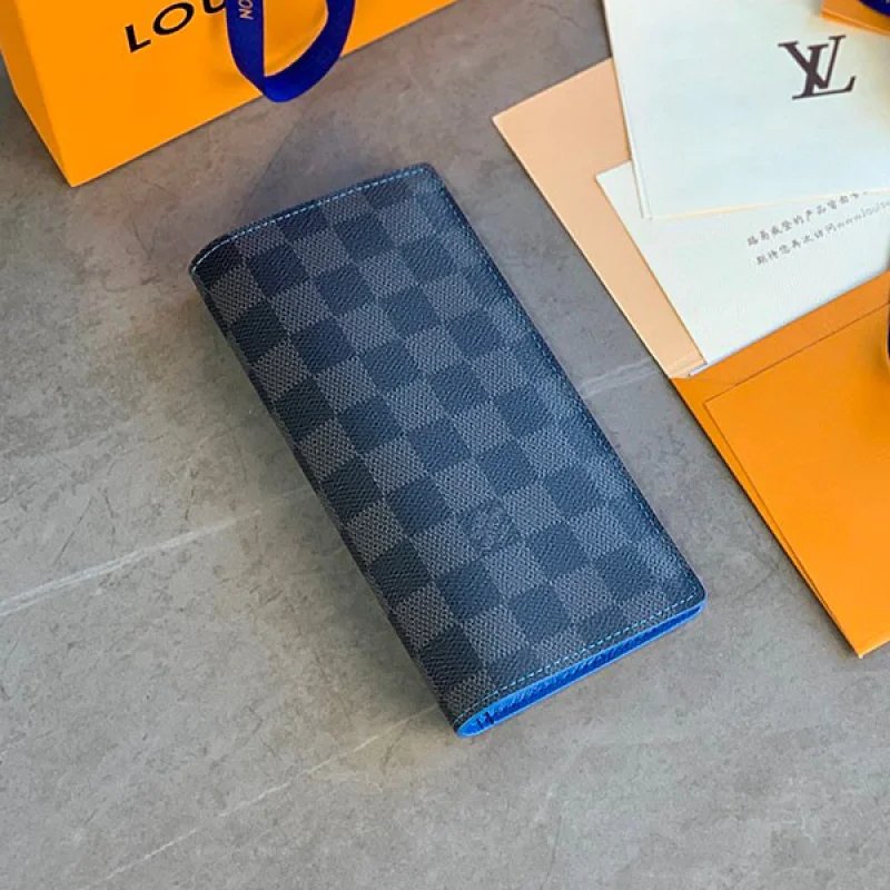ルイヴィトン ポルトフォイユブラザ 長財布 偽物 ダミエグラフィット vue81037