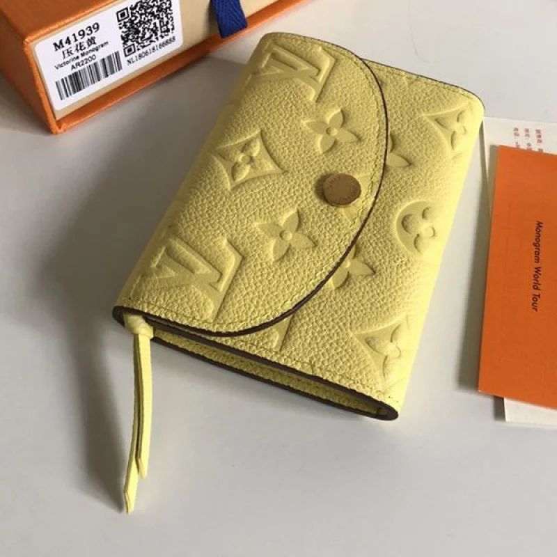 ☆超人気☆ルイヴィトン ポルトモネ ロザリ ミニ財布 レザー 偽物 vuf85714