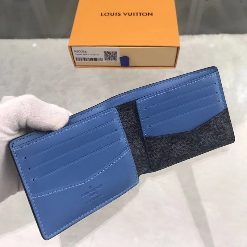 可愛いルイヴィトン SLENDER WALLET スレンダー二つ折り財布 偽物☆送料込 vum88406