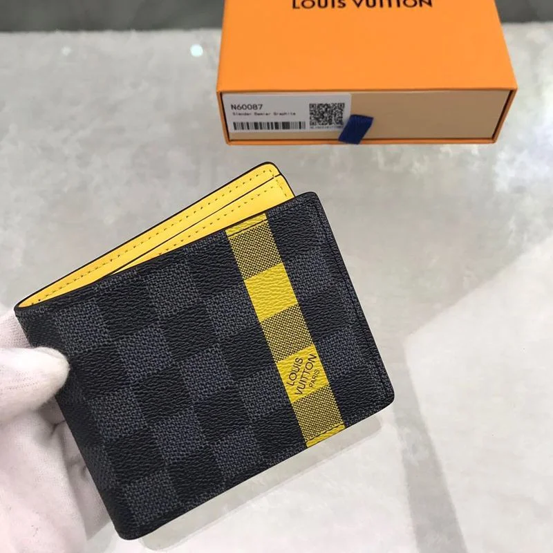 《大人気》ルイヴィトン☆SLENDER WALLET スレンダー二つ折り財布 コピー☆送料込 vus07594