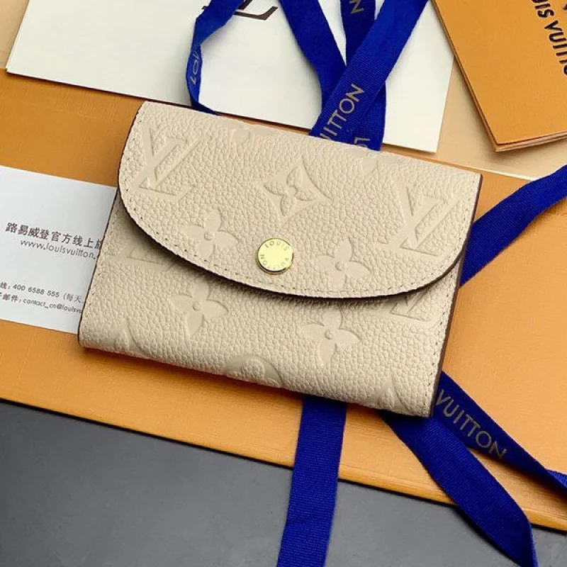 入手困難ルイヴィトン ポルトモネ ロザリ ミニ財布 レザー コピー vuu56358