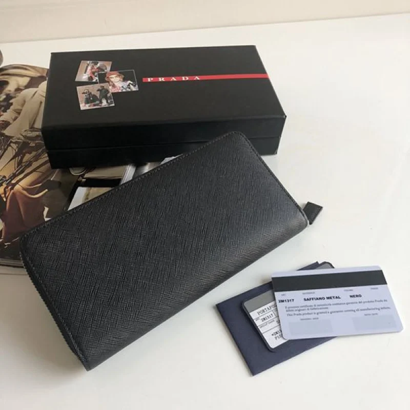 可愛い プラダブランド★超入手困難 サフィアーノ 長財布 偽物 pug38342