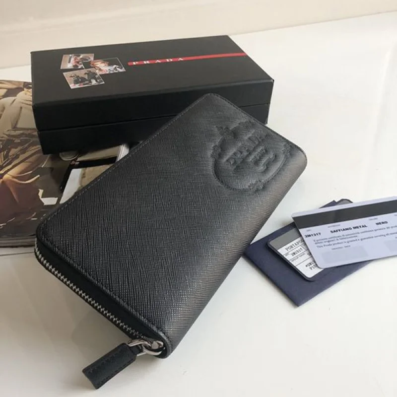 可愛い プラダブランド★超入手困難 サフィアーノ 長財布 偽物 pug38342