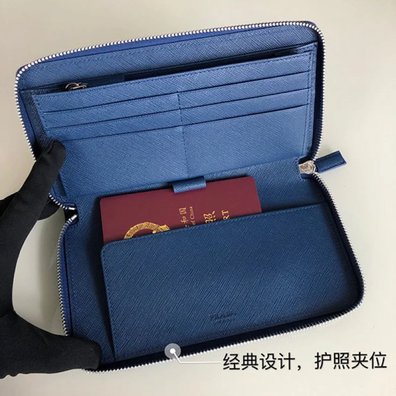 【使い勝手抜群】プラダ サフィアーノ 偽物 メタルロゴ 長財布 pui41263