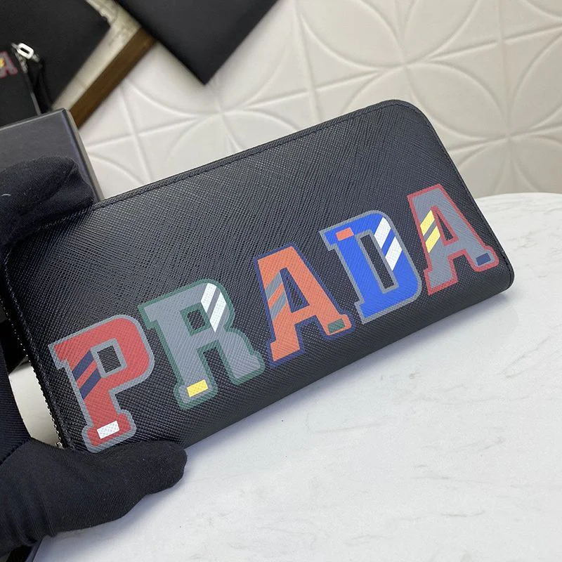 人気プラダ 財布 スーパーコピー ラウンドファスナー 長財布 puj10021