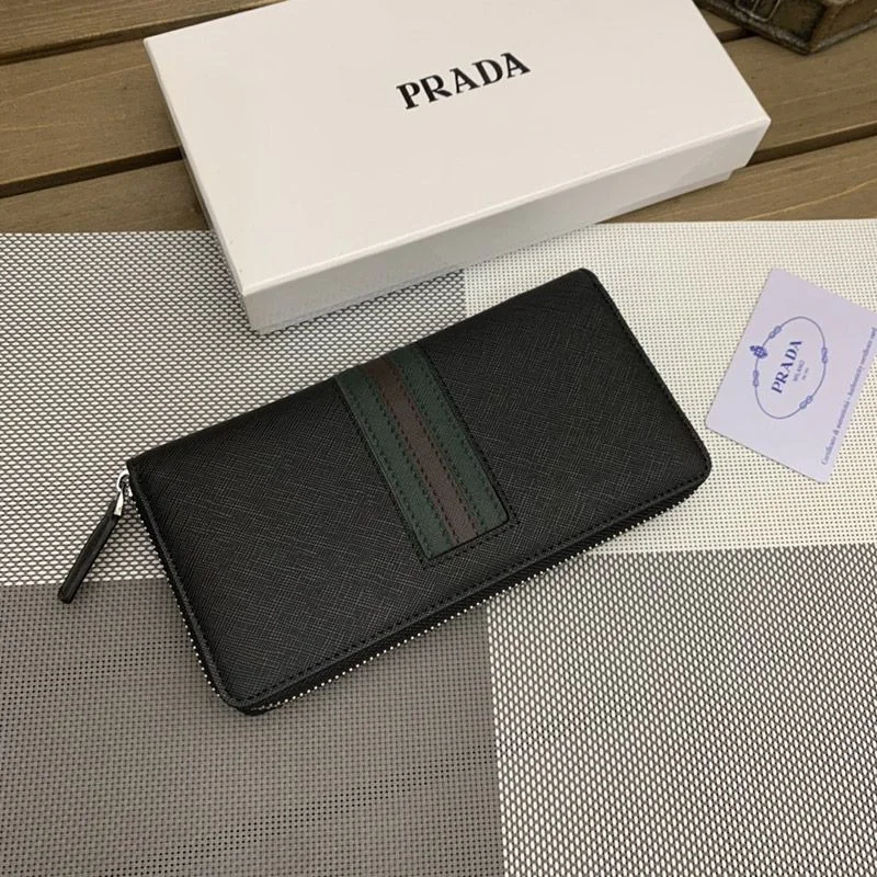 大人気！限定希少 プラダ コピーファスナー付 長財布 puv99542
