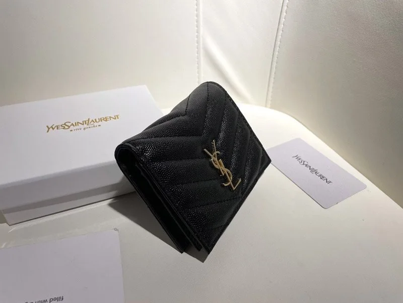 最新 サンローラン☆待望の3つ折りミニ財布 コピー Sac54529