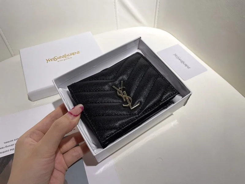最新 サンローラン☆待望の3つ折りミニ財布 コピー Sac54529