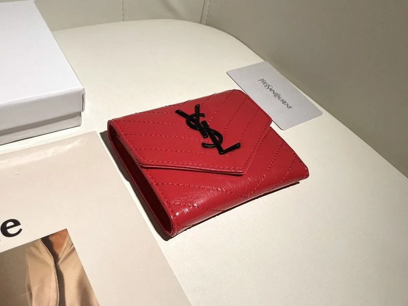 最新 サンローラン☆待望の3つ折りミニ財布 コピー Sac54529
